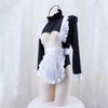 Hollow maid uniform set yv31618