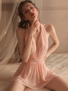 Transparent mesh nightdress yv50558