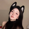 Plush ears cat headband yv50962