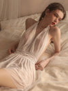 Transparent mesh nightdress yv50558