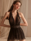 Transparent mesh nightdress yv50558