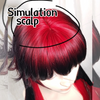 red and black wig yv50568