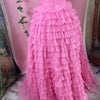 chamberofpastel & youvimi  Fuchsia pink volume tulle gown (secondhand, S-L)