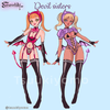 KORURACLUB-Pre-Sale Cosplay Devil Sister Series Lingerie（7-Piece Set）yv50751