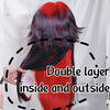 red and black wig yv50568