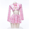 Pink Cow Pattern Bikini Set YV50659