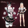 KORURACLUB-Cosplay Bunny Maid Lingerie（7-Piece Set）YV50729