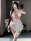 cute black pink maid yv50580