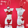 KORURACLUB-Cosplay Christmas Rabbit Costumes（8-Piece Set）YV50740