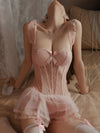 Lace bra nightdress yv50593