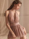 Transparent mesh nightdress yv50558