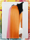 y2k gradient orange wig yv50597