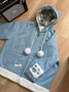 Cute plush coat yv50855