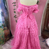 chamberofpastel & youvimi  Fuchsia pink volume tulle gown (secondhand, S-L)