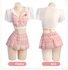 Pink cute sailor suit yv50629