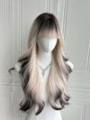 brown black gradient wig yv50868