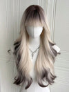 brown black gradient wig yv50868