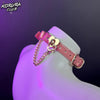 KORURACLUB-Double Heart Lock Collar YV50767