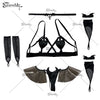 KORURACLUB-Cosplay Devil Dark Heart Lust Lingerie（6-Piece Set）YV50732