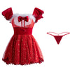 Christmas lace Dress yv50819