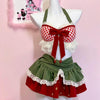 Red green underwear skirt yv50652