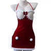 Hollow red velvet dress yv50839