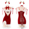 Christmas Hollow Lingerie Dress Set yv50802