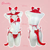 KORURACLUB-Cosplay Xmas Kitty Kawaii Lingerie（5-Piece Set）yv50739