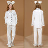 Sweet solid color homewear pajamas yv43284