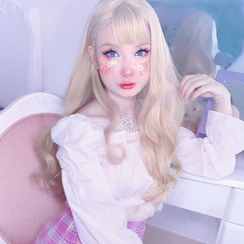 Japanese lolita long curly wig yv42860 – Youvimi