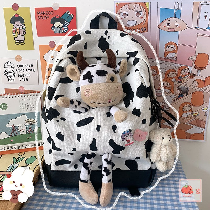 Japanese Harajuku cow backpack yv30478