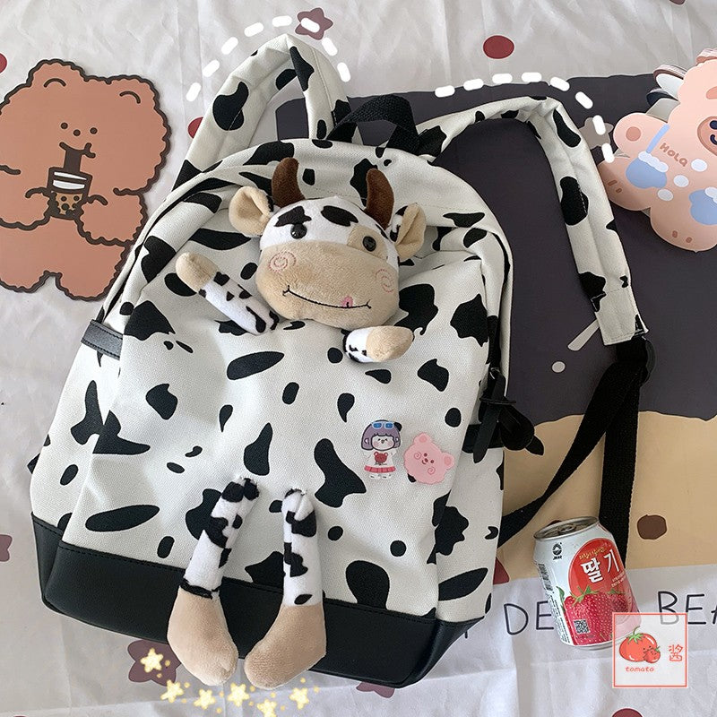 Japanese Harajuku cow backpack yv30478