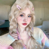 Lolita Golden long curly wig yv30916