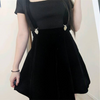 Review For Black Braces Skirt YV481