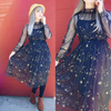 Review For  Starry Layered Tulle Long Dress YV484