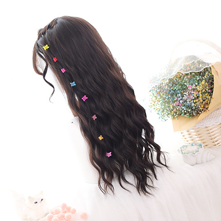 Cute Lolita long roll wig yv42223