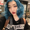 Review For Gothic Blue Green Wig YV41082