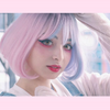 Review For Lolita Blue Pink Gradient Cos Wig Yv40603