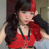 Review for Harajuku Lolita Red And Black Color Matching Wig yv42318