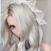 Lolita white lace cap lace tie hooded cap YV42394