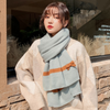 Cute knitted bow scarf yv42710