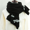 Cute knitted bow scarf yv42710