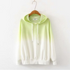 Japanese gradient hoodie yv42815