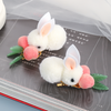 Cute plush rabbit hairpin yv30553