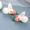 Cute plush rabbit hairpin yv30553