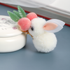 Cute plush rabbit hairpin yv30553