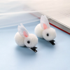 Cute plush rabbit hairpin yv30553