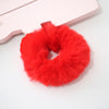 Cute rabbit plush hair ring (two pieces) yv42836