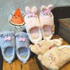 Small bear/rabbit/cat cartoon plush home cotton slippers YV5050