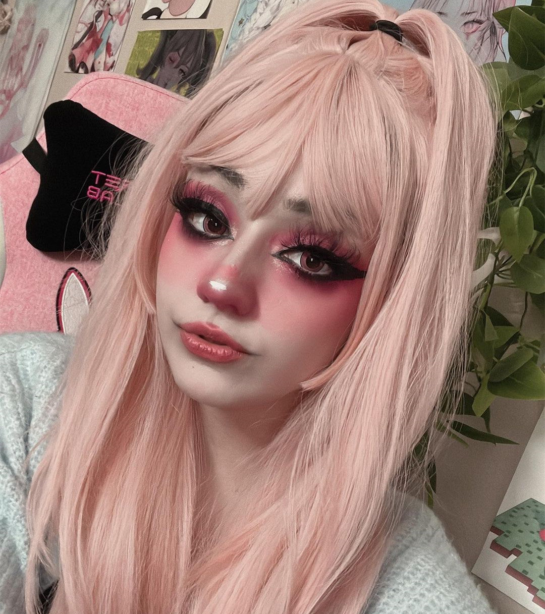 Youvimi pastel Lolita Grey Pink Wig YV42741
